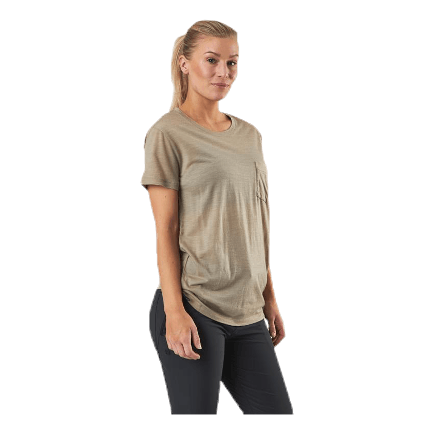 Nature Dye Drayden SS Pocket Crewe Beige