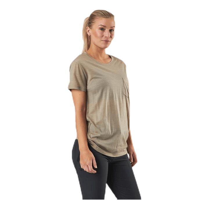 Nature Dye Drayden SS Pocket Crewe Beige