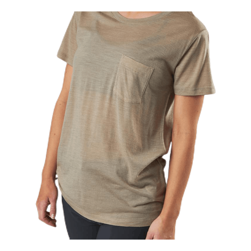 Nature Dye Drayden SS Pocket Crewe Beige