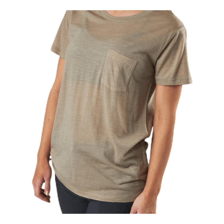 Nature Dye Drayden SS Pocket Crewe Beige