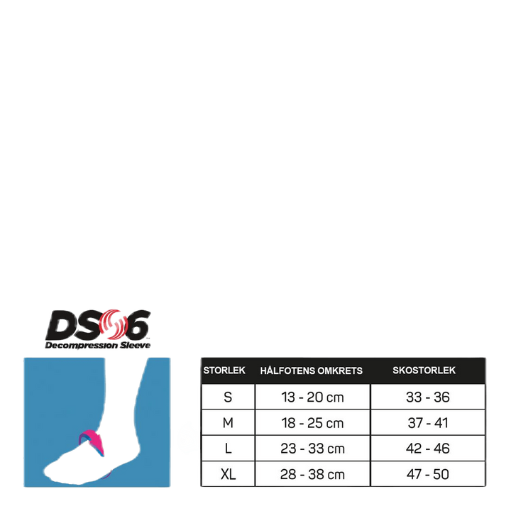 DS6 Decompression Sleeve White