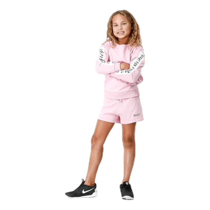 Junior Pansy Crewneck Pink