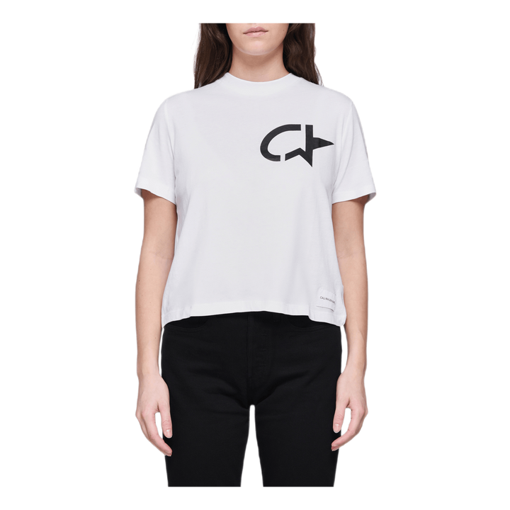 Modernist Star Tee White