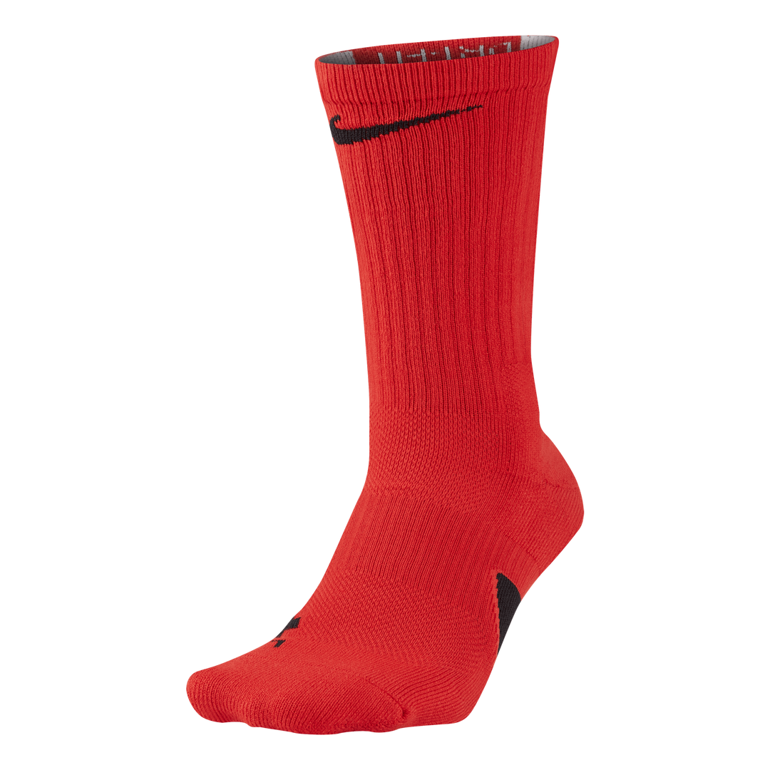 Elite Crew Basketball Socks UNIVERSITY RED/BLACK/BLACK