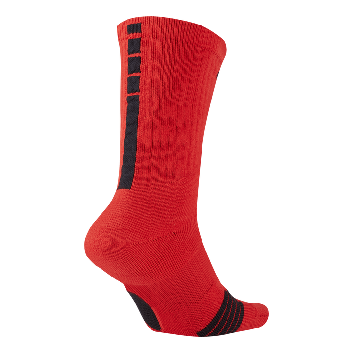 Elite Crew Basketball Socks UNIVERSITY RED/BLACK/BLACK